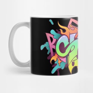 Dope Slluks logo design graffiti drawing Mug